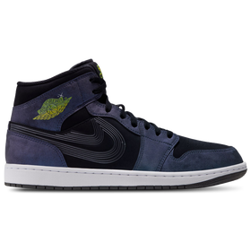 1 Mid "Space Jam" - Men - Black / Yellow Zest / Action Green