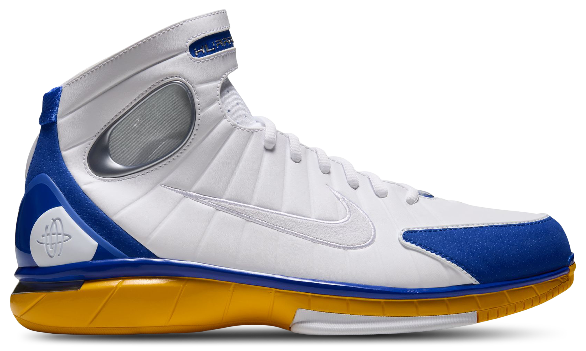 Nike Zoom Huarache 2K4 - Men Shoes (White-Hyper Cobalt-Varsity Maize)
