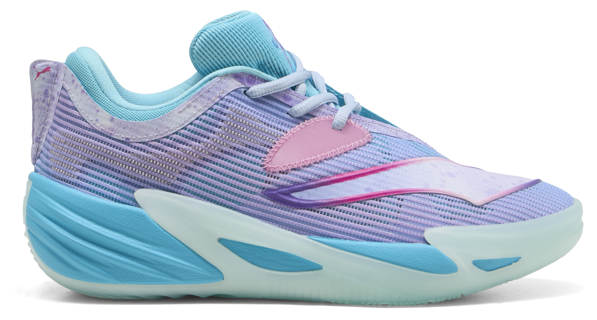 Puma All-Pro Nitro 2 Josh Giddey Wonder - Men Shoes (Hero Blue-Glowing Pink)