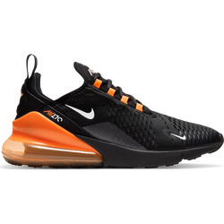 Men Shoes - Nike Air Max 270 - Black-Metallic Silver-Total Orange