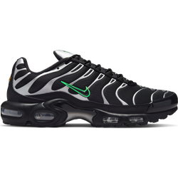 Men Shoes - Nike Tuned - Black-Green Strike-Metallic Silver