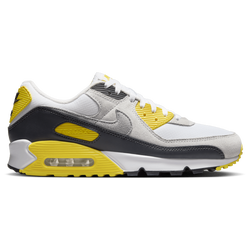 Men Shoes - Nike Air Max 90 - White-Lt Smoke Grey-Lightening