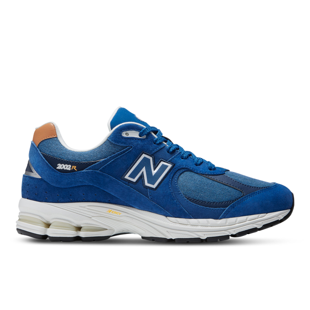 New Balance Men's 2002R in Blue/Brown Suede/Mesh - M2002REA