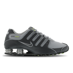Men Shoes - Nike Shox NZ - Dark Grey-Wolf Grey-Volt