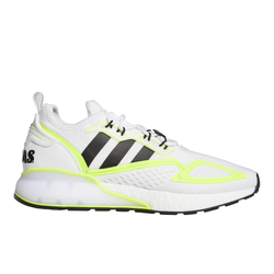 Men Shoes - adidas Zx 2K Boost - Ftwr White-Core Black-Acid Yellow