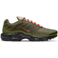 Men Shoes - Nike Tuned 1 - Medium Olive-Team Orange-Black