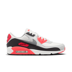 Men Shoes - Nike Air Max 90 GTX - Summit White-Cool Grey-Bright Crimson