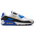 Nike Air Max 90 Premium - Men Shoes White-Khaki-Racer Blue