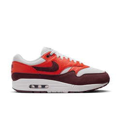 Men Shoes - Nike Air Max 1 - Summit White-Burgundy Crush