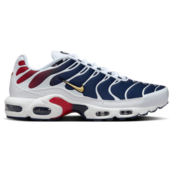 Men Shoes - Nike Tuned 1 - White-Metallic Gold-Midnight Navy