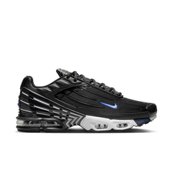 Men Shoes - Nike Tuned 3 - Black-Metallic Silver-Racer Blue