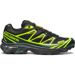 Men Shoes - Salomon XT-6 - Black-Ponderosa Pine-Green Gecko