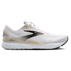 Men Shoes - BROOKS Ghost 16 - White-Pelican-Black