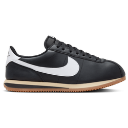 Men Shoes - Nike Cortez Leather - Black-White-Gum Med Brown