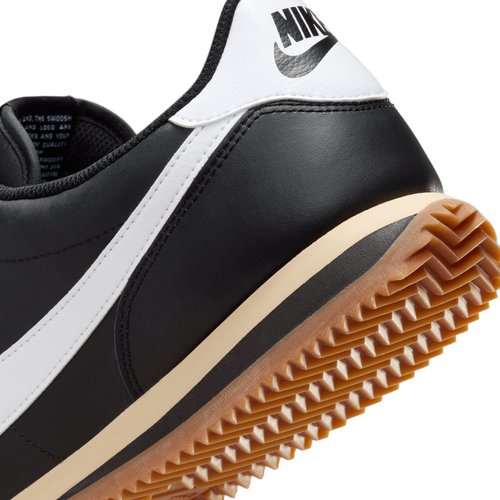 Nike cortez black leather review best sale