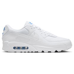 Men Shoes - Nike Air Max 90 - White-White-Blue Crystal