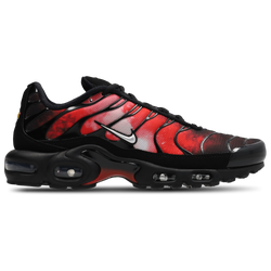 Men Shoes - Nike Tuned 1 - Black-Metallic Silver-University Red