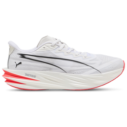Men Shoes - Puma Deviate Pure Nitro - White-Ultra Red-Silver