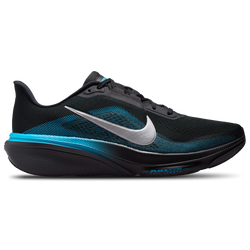 Men Shoes - Nike Zoom Pegasus 42 - Black-Metallic Silver-Light Current Blue