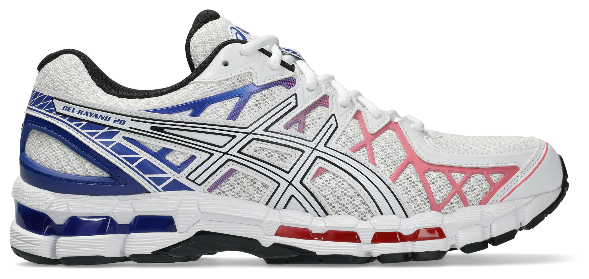 Asics Gel-Kayano 20 - Men Shoes (White-Pink)