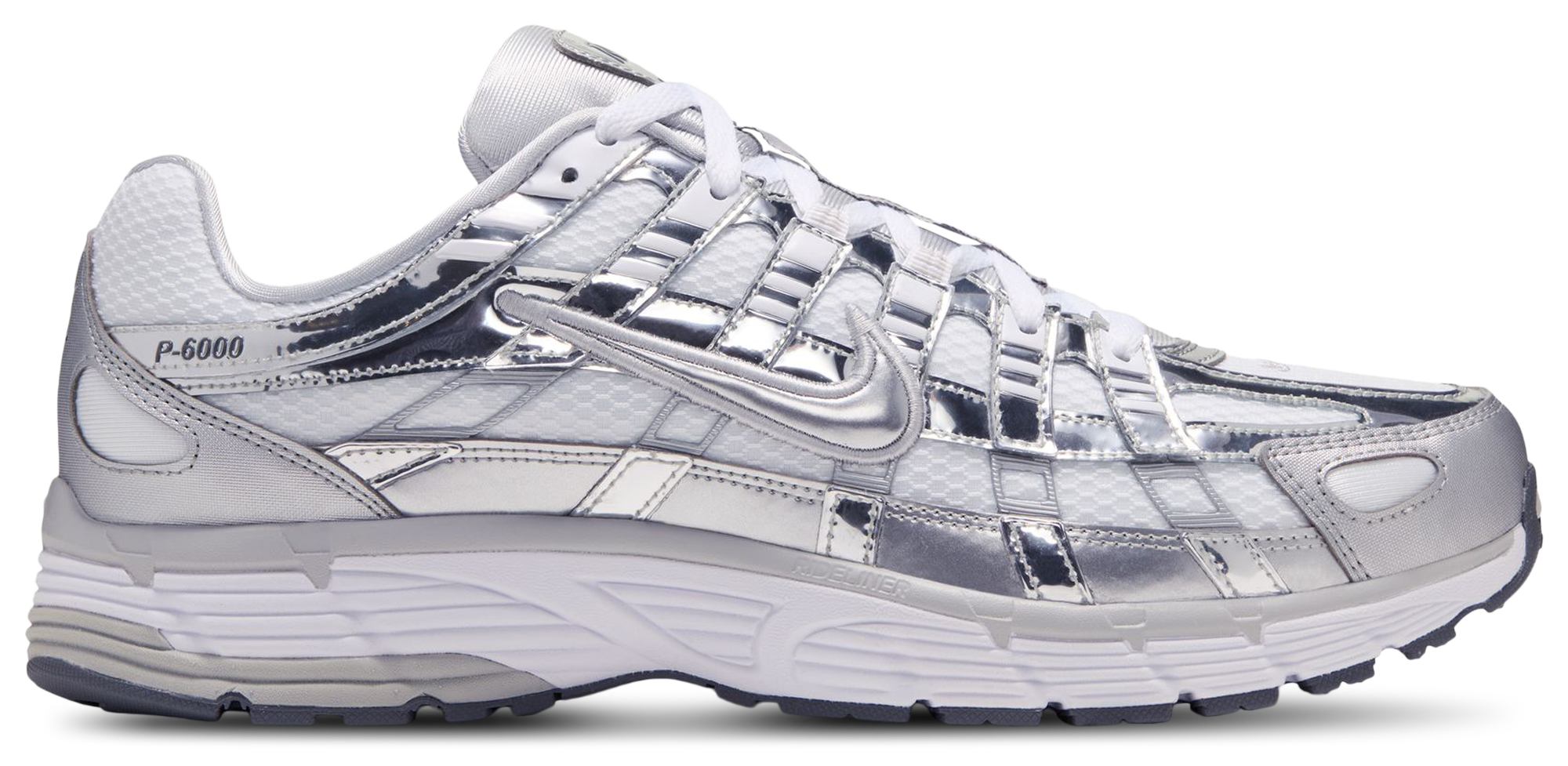 Nike P-6000 - Men Shoes (White-Metallic Silver-Grey Fog)