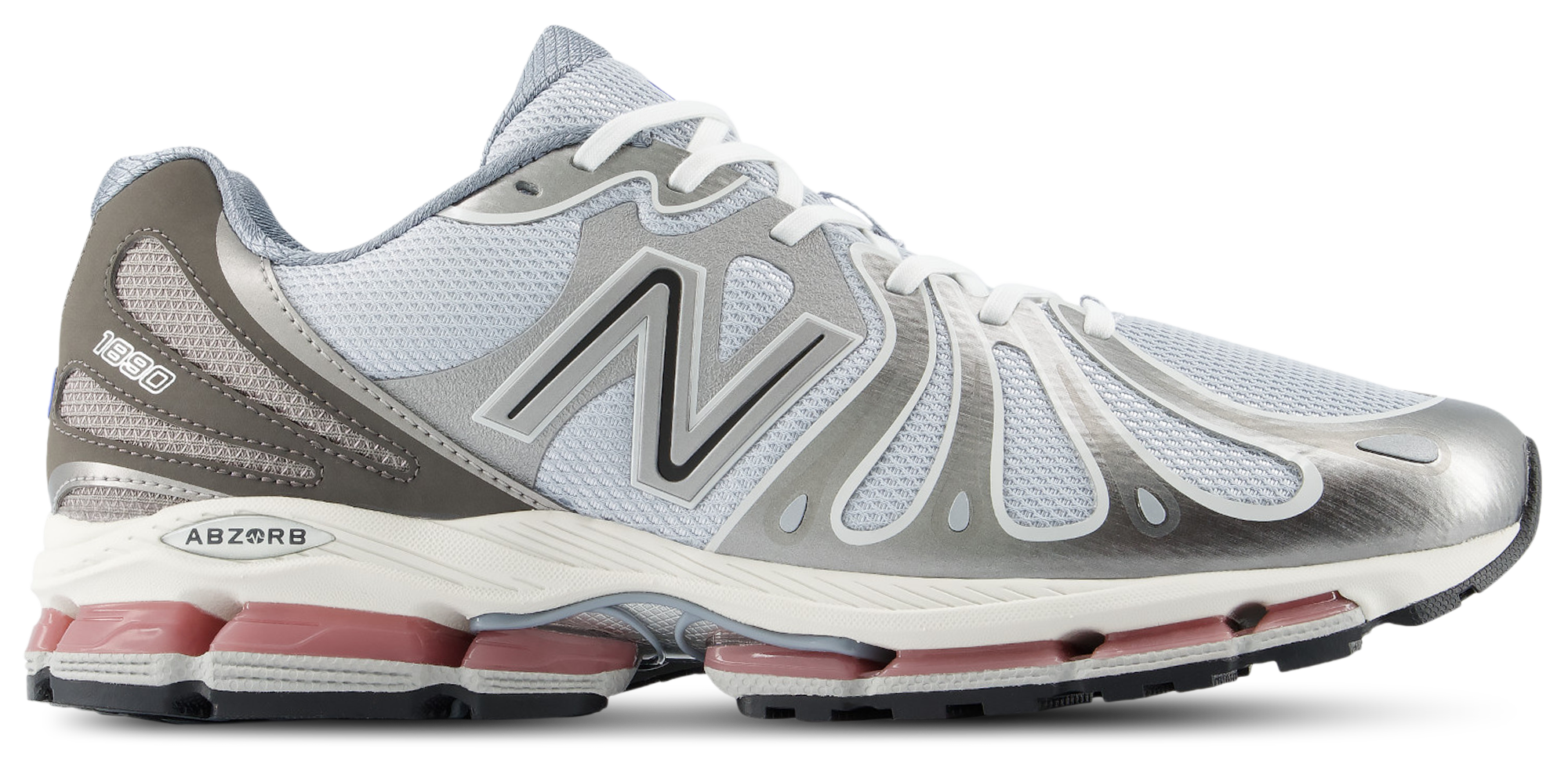 New Balance ABZORB 1890 - Men Shoes (Grey-Grey-Red)