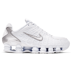 Men Shoes - Nike Shox TL - White-White-Metalic Silver