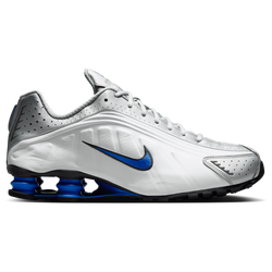 Men Shoes - Nike Shox R4 - White-Mtlc Silver-Racer Blue