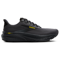 Men Shoes - BROOKS Ghost 17 - Ebony-Black-Yellow