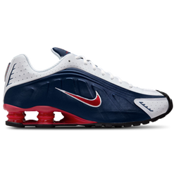 Men Shoes - Nike Shox R4 - Midnight Navy-Gym Red-White