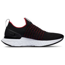 Men Shoes - Nike React Phantom Run Flyknit 2 - Black-Univ Red-White