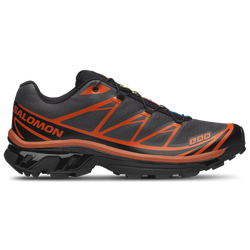 Men Shoes - Salomon Xt-6 - Asphalt-Black-Red Orange