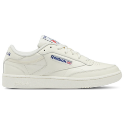 Men Shoes - Reebok Club C 85 - Chalk-Chalk-Classic Cobalt