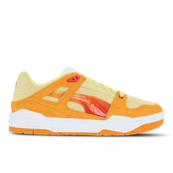 Men Shoes - Puma Slipstream - White-Fire Red-Cement Grey