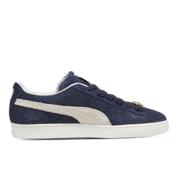 Men Shoes - Puma Suede Fat Lace - New Navy-Frosted Ivory