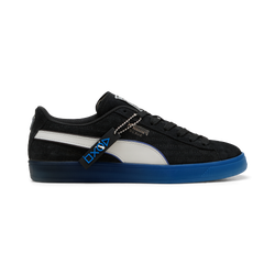 Men Shoes - Puma Suede Playstation - Black-Glacial Grey