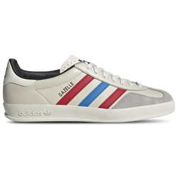 Men Shoes - adidas Gazelle Indoor - Chalk White-Better Scarlet-Core Black