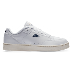 Men Shoes - Nike Grandstand II - White-Navy-Sail