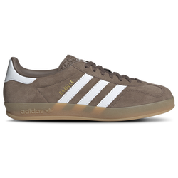 Men Shoes - adidas Gazelle Indoor - Earth Strata-Ftwr White-Gold Met