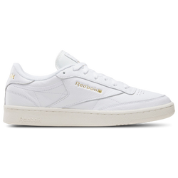 Men Shoes - Reebok Club C 85 - White-Chalk-Gold