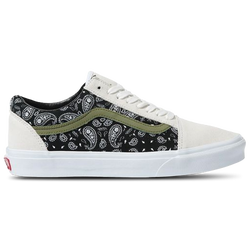 Men Shoes - Vans Old Skool Paisley Suede Unisex sizing - White-Black