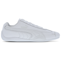 Men Shoes - Puma Speedcat Leather - White-Feather Grey