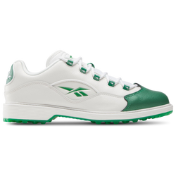 Men Shoes - Reebok Question Golf - White-Glen Green