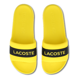 Men Flip-Flops and Sandals - Lacoste Croco Slide - Yellow-Black