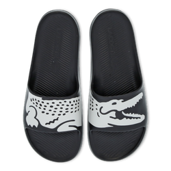 Men Flip-Flops and Sandals - Lacoste Croco 2 Slide - Black-White