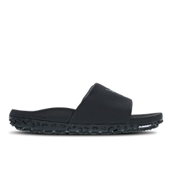 Men Flip-Flops and Sandals - Under Armour Project Rock Slide - Black-Black-Pitch Gray