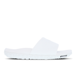 Men Flip-Flops and Sandals - Under Armour Project Rock Slide - White-White-Halo Gray
