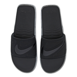 Men Shoes - Nike Air Max Cirro Slide - Black-Black-Metallic Silver