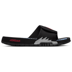 Men Flip-Flops and Sandals - Nike Hydro V Retro - Black-Fire Red-Silver