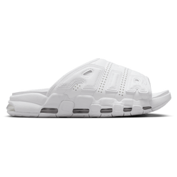 Men Flip-Flops and Sandals - Nike Air More Uptempo Slide - White-White-White